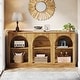 preview thumbnail 44 of 43, 63-Inch Farmhouse Console Table with 3 Tier Storage
