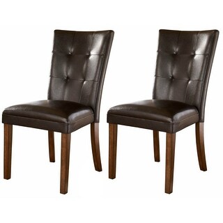 Ashley D328-01 Lacey Cushioned Seat Dining UPH Side Chair (2-Pack ...