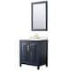 Option Dark Blue, Gold Trim, Giotto Quartz Top