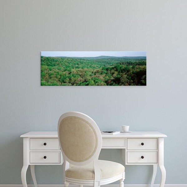 Easy Art Prints Panoramic Image 'Garden of the Gods Wilderness, Shawnee National Forest, Illinois' Canvas Art