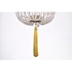 preview thumbnail 9 of 9, Sabina 14 Inch Bohemian Style Antique White Pendant Chandelier 3-Light