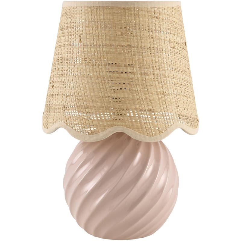 Livabliss Stelvio Traditional Accent Table Lamp - Light Pink