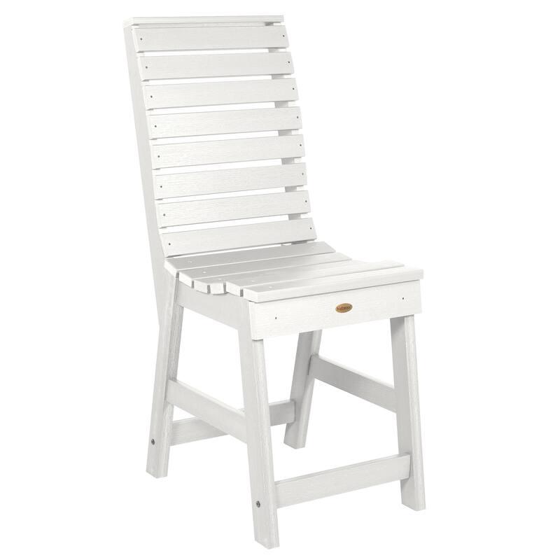 HIGHWOOD Weatherly Outdoor Counter Height Dining Side Chair - White