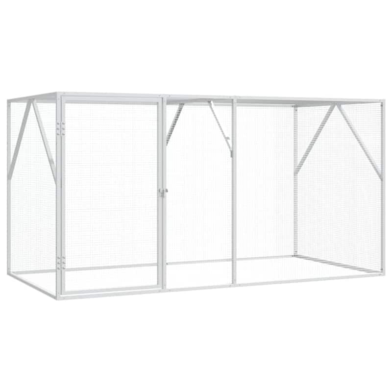 vidaXL Bird Cage Anthracite Galvanized steel