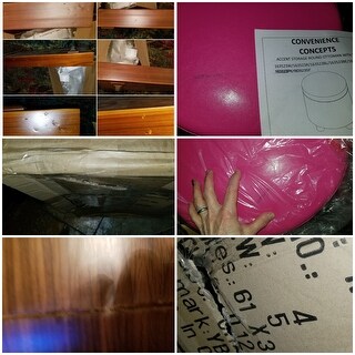 Copper Grove Bramstedt Round Accent Storage Ottoman