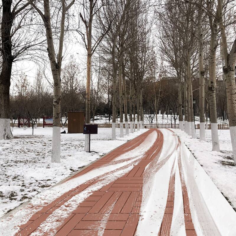 Plastic Interlocking Deck Tiles, 12.00"x12.00"(Pack of 44 ), Patio Flooring Outdoor Waterproof All Weather Use for Garden