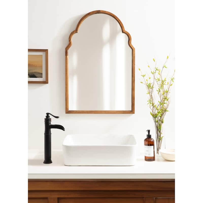 Kate and Laurel Hogan Arch Framed Mirror