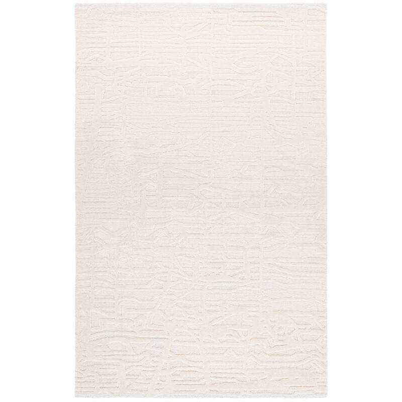 SAFAVIEH Handmade Ebony Stefanka Modern & Contemporary Wool Rug