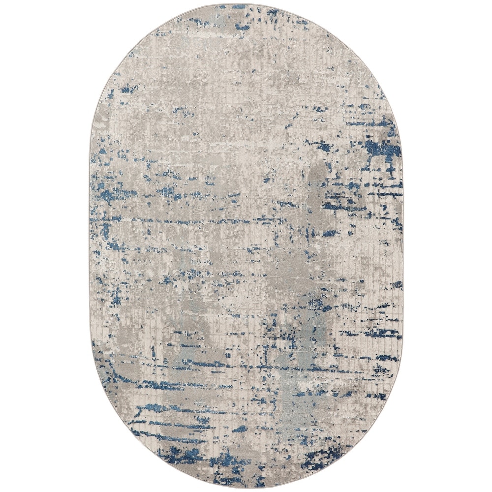 Nourison Concerto Modern Abstract Distressed Area Rug