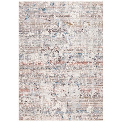 SAFAVIEH Limitee Resmiye Modern Abstract Rug - Beige/Beige - 5'1" x 7'6"