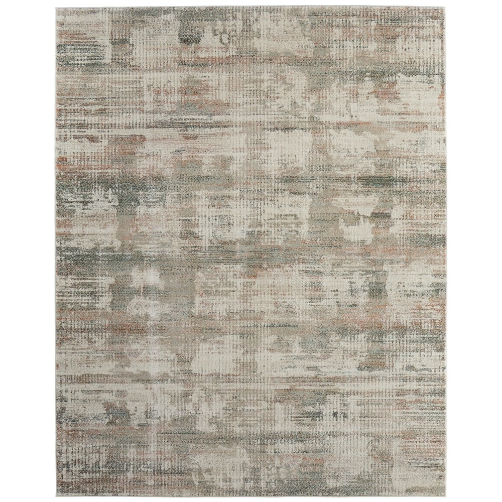Grand Bazaar Sparkman Machine Made Abstract Modern Area Rug