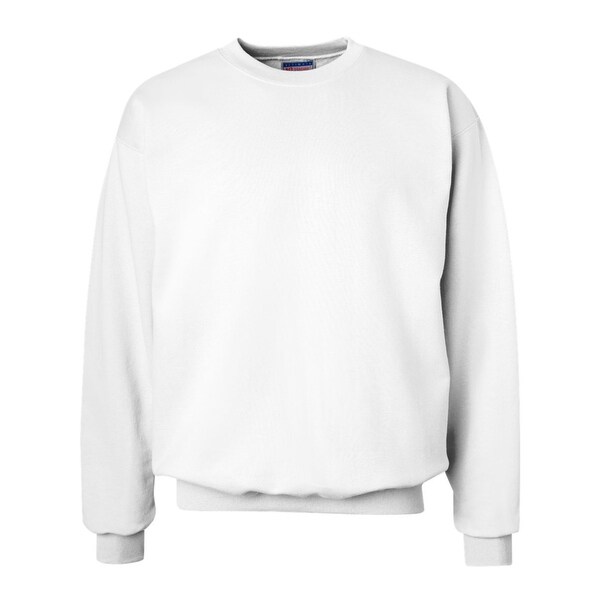 White cotton crew neck sweater Clearance