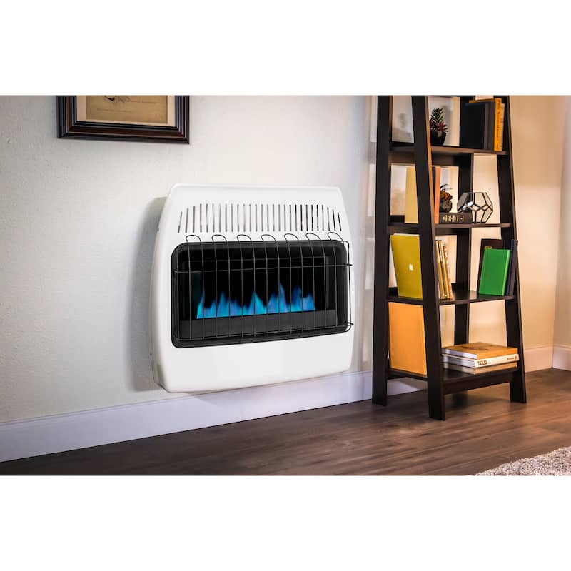 DynaGlo 30,000 BTU Liquid Propane Blue Flame Vent Free Wall Heater