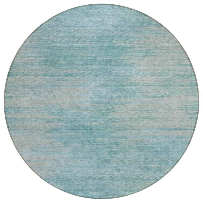 Machine Washable Indoor/ Outdoor Chantille Solid Ombre Rug