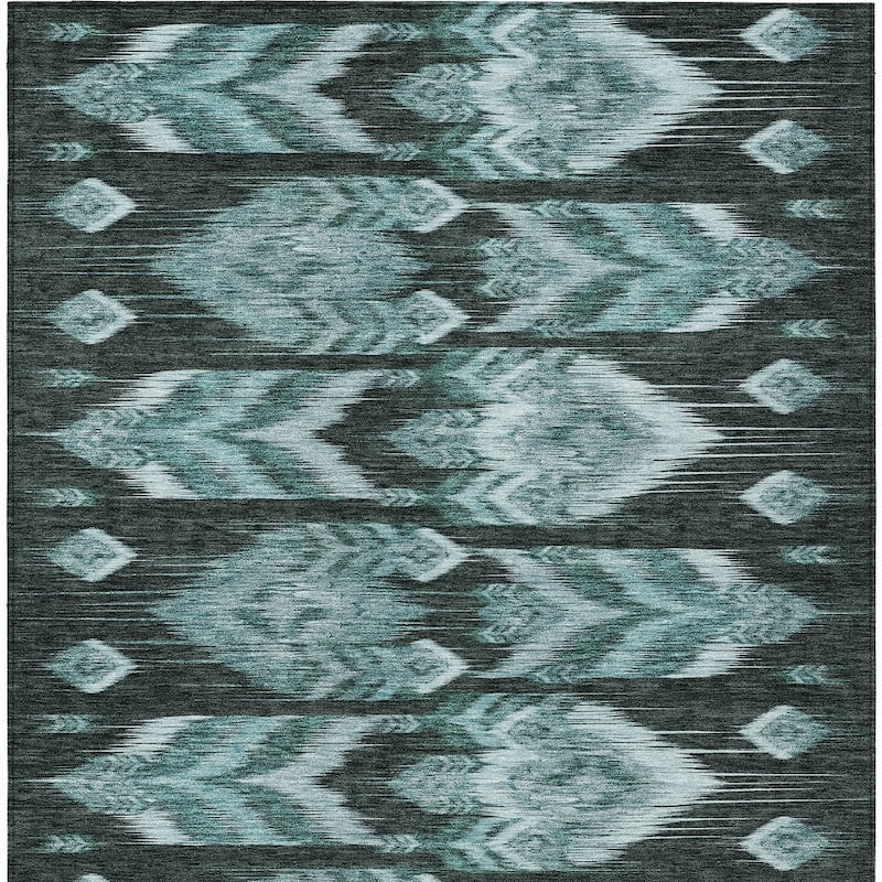 HomeRoots Southwestern Transitional Rectangle Outdoor Rug