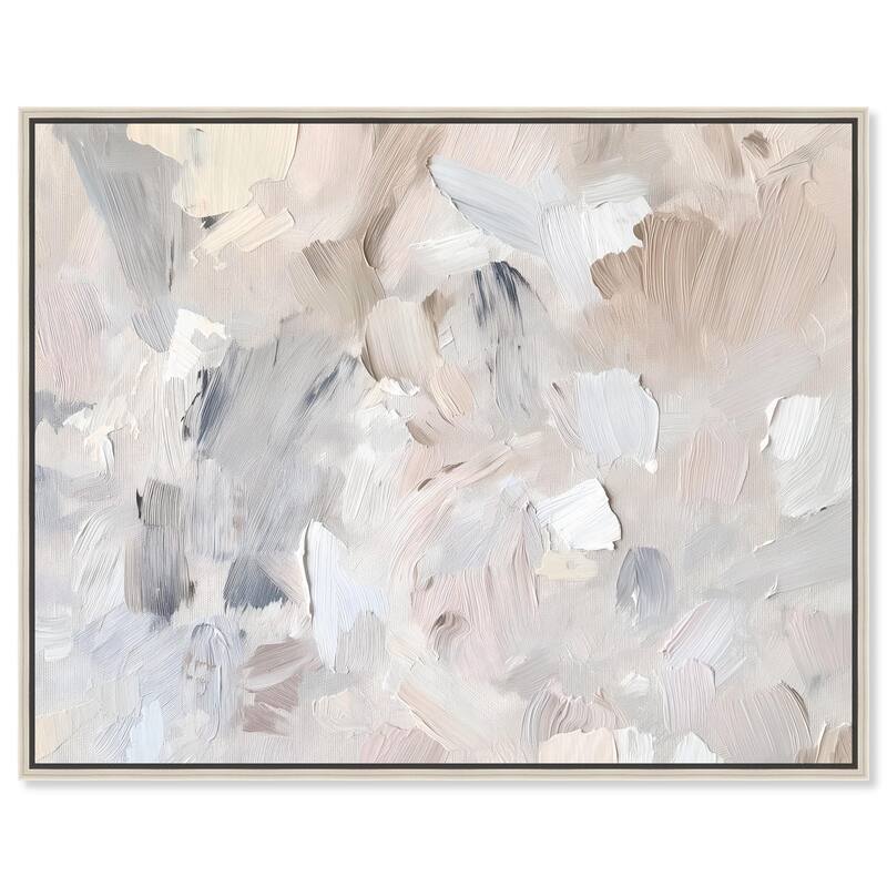Soft Colors Fade II Canvas by Art Remedy - Silver - 30" x 24"