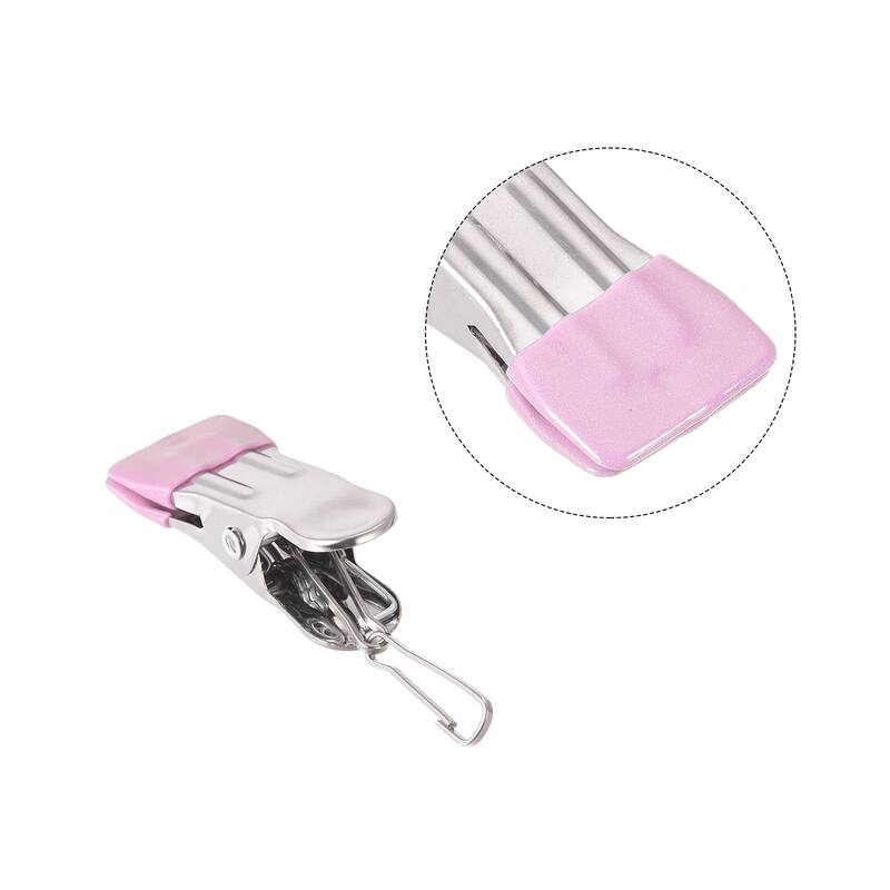 Uxcell Laundry Clips with Buckle, Stainless Steel Hanging Hooks