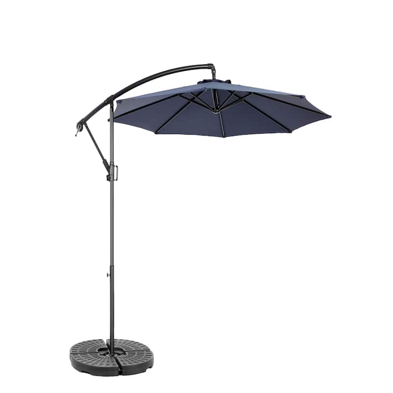 Topcraft 10ft Offset Hanging Market Patio Umbrella