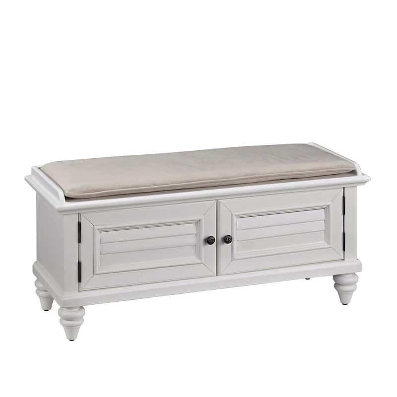 Bermuda Upholstered Storage Bench by Homestyles