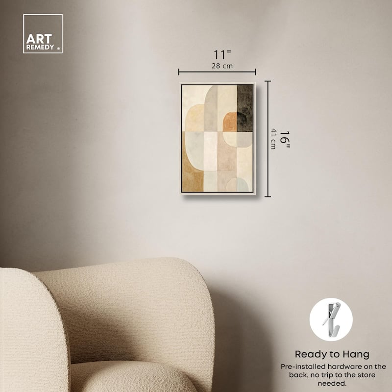 Overlapping Planes I Canvas by Art Remedy