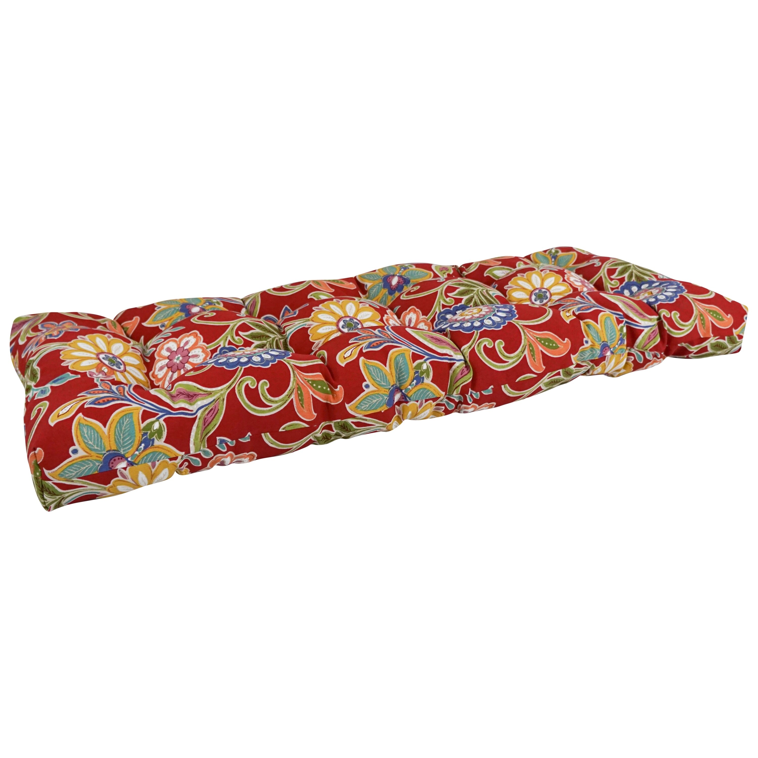 Tufted Indoor Outdoor Bench Cushion Multiple widths from 46 to 60 inch On Sale Bed Bath Beyond 37307588