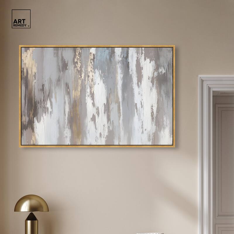 Flooding Gold I Canvas by Art Remedy