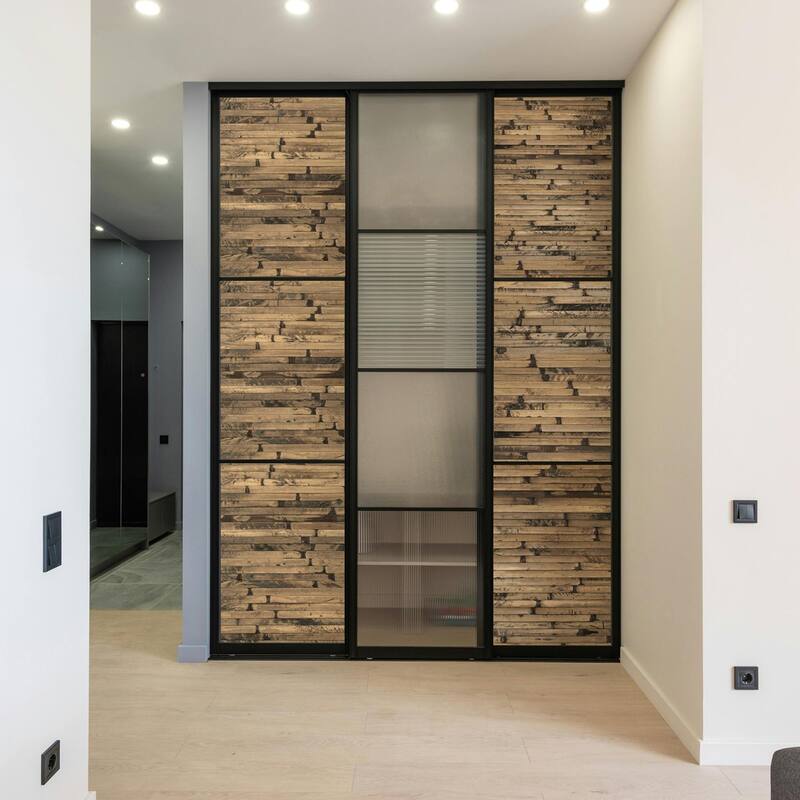 Art3d 48 x 96 in Natural Bamboo Wall Panel for Wall Decor for Living Room,Bedroom,Office - 96 X 48