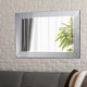 preview thumbnail 1 of 13, Allan Andrews Rectangular Wall Mirror with Mirrored Smoky Gray Wood Frame - 30.3/4" x 45.1/2" x 3/4" 30.3/4" x 45.1/2" x 3/4"