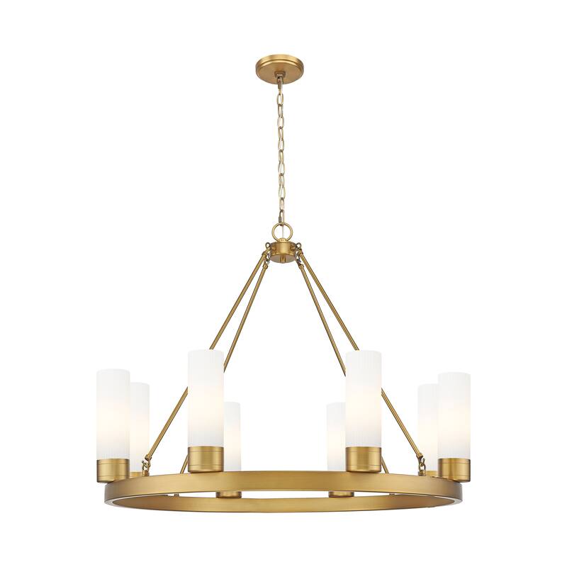 Innovations Lighting Downtown Urban - Boreas - 6 Light 36" Chandelier with 8" Shades