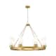 Option Striped White / Brushed Brass
