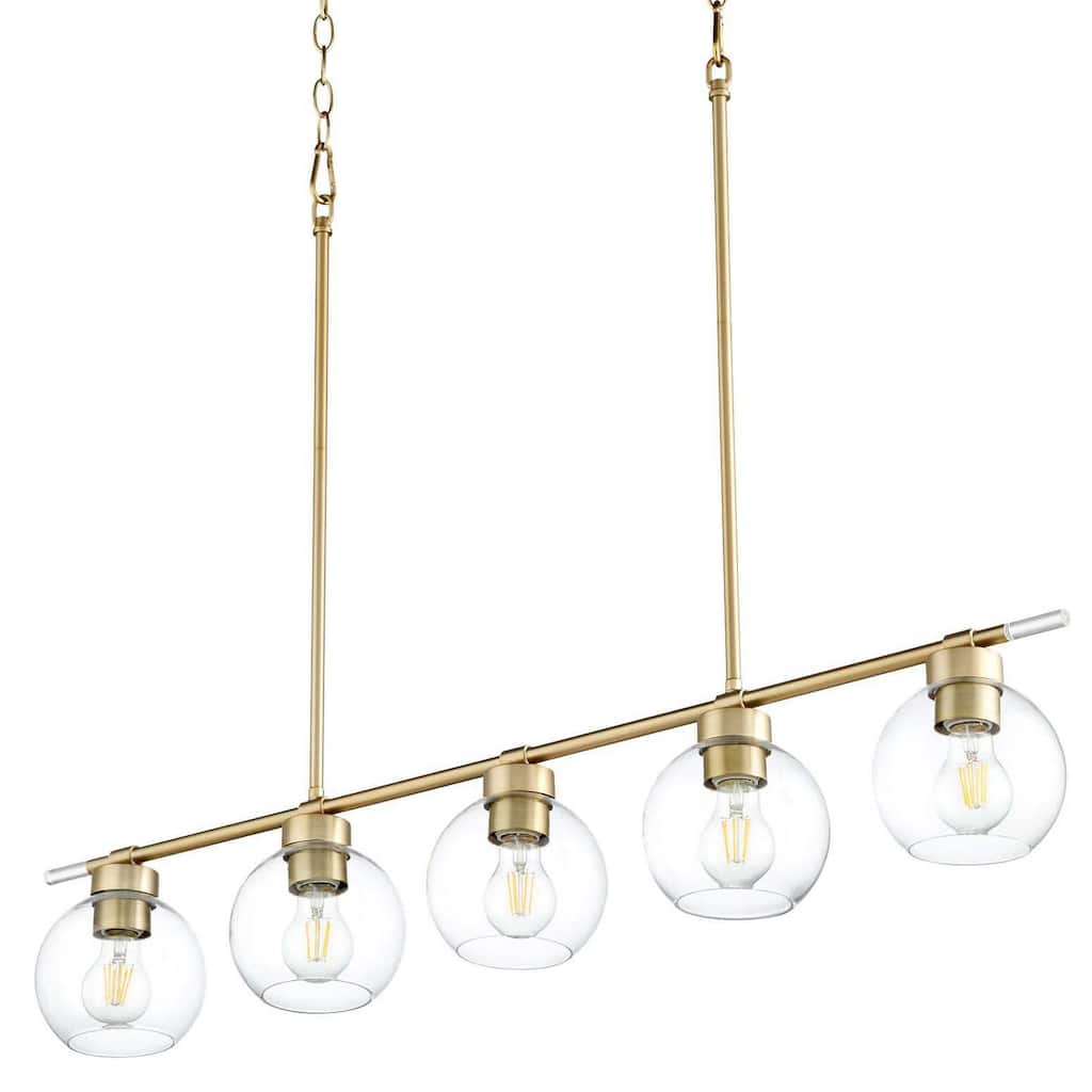 Quorum International 6617-5 Volan 5 Light 41" Wide Linear Pendant