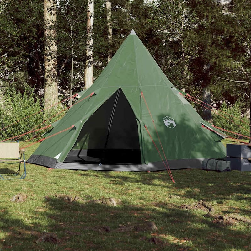 vidaXL Camping Tent Tipi 4-Person Waterproof