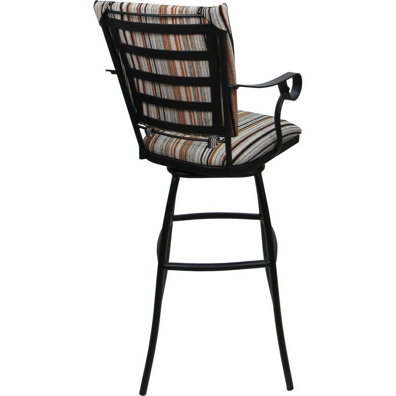 Set of 3 Outdoor Indoor Bar Stool Counter Extra Tall - Jenna PB Arms
