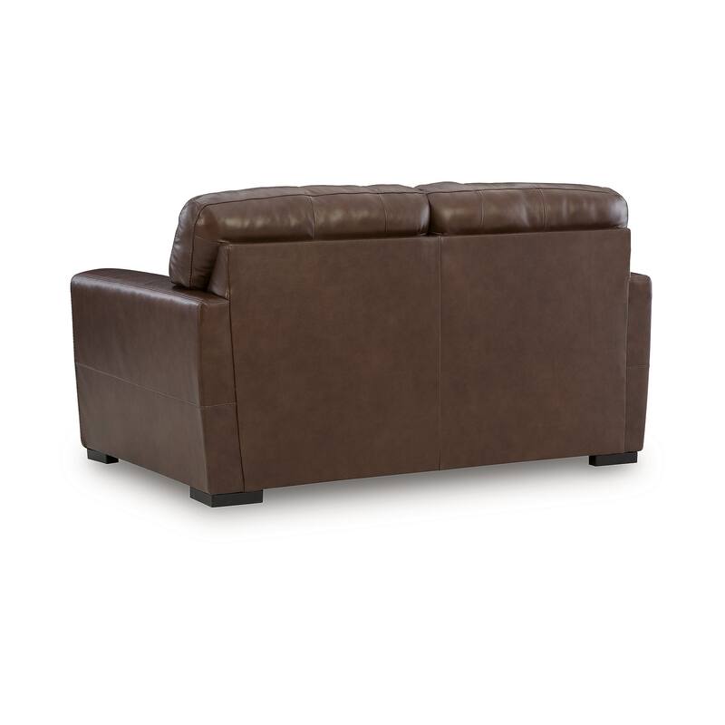 Signature Design by Ashley Creazzo Brown Loveseat - 70" W x 44" D x 40" H