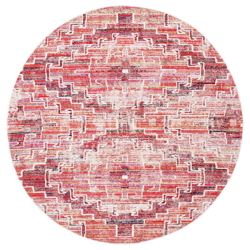 SAFAVIEH Montage Trine Indoor/ Outdoor Waterproof Patio Backyard Rug