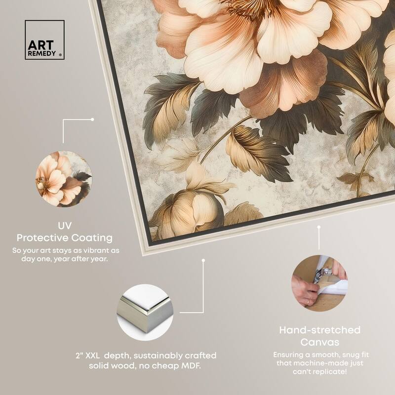 Retro Rose II Canvas by Art Remedy