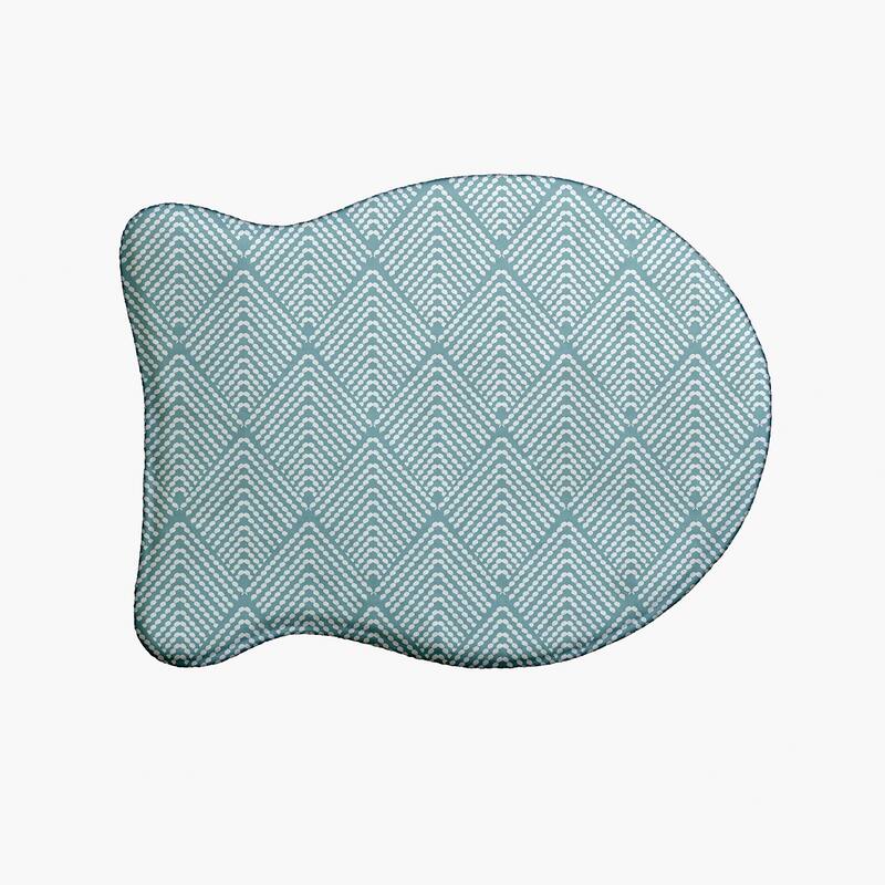 Lifeflor Pet Feeding Mat for Dogs and Cats - Light Blue - 19" x 14"-Fish