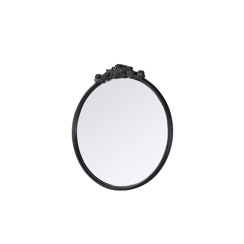 Isabeau Vintage Round Resin Mirror
