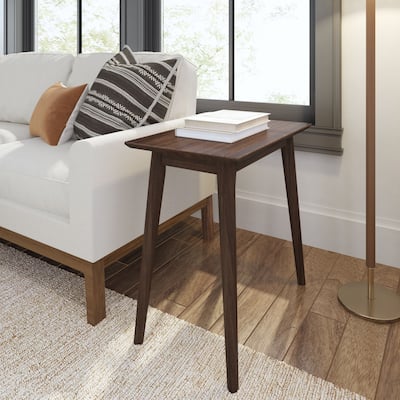 Plank and Beam Mid-Century Rectangular Side Table - 24"