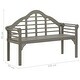 preview thumbnail 28 of 30, vidaXL Patio Queen Bench with Cushion 53.1" Solid Acacia Wood - 53.2" x 21.7" x 37.4"