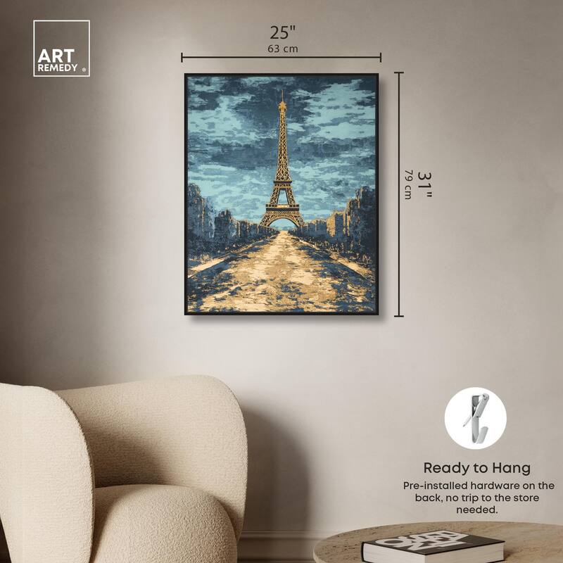 Textured Paris Embroidery Canvas by Art Remedy