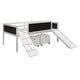 preview thumbnail 16 of 32, Twin size Loft Bed Wood Bed with Two Storage Boxes Gray