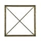 preview thumbnail 17 of 16, 247 Shop At Home Lalia Modern Hammered Metal 2-Piece X-Brace End Table Set