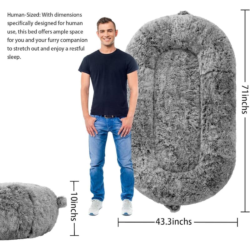 Extra Large Washable Floor Cushion, Family Lounger for Living Rooms