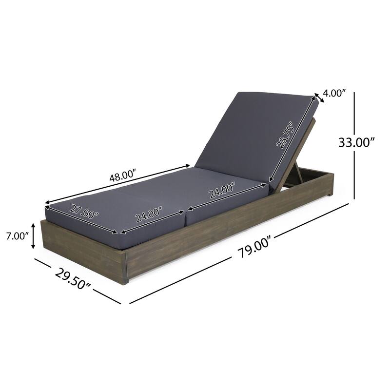 Christopher Knight Home Outdoor Elegance Chaise Lounge Set of 4