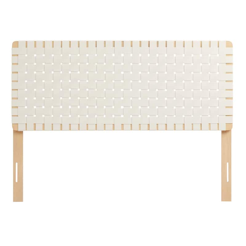 Sparta Twin/Full/Queen/King Vegan Leather Weave Headboard
