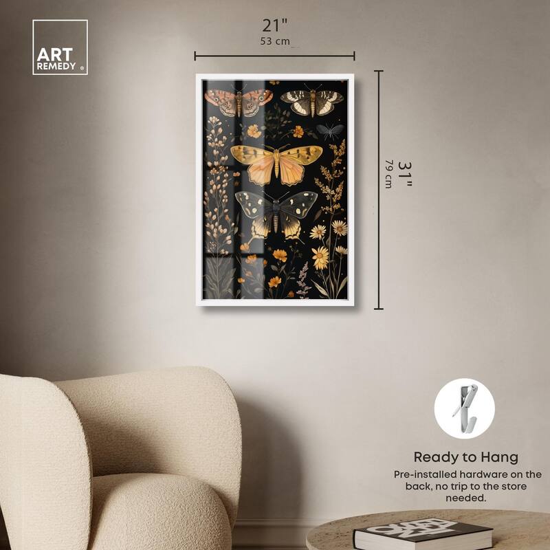 Winged Visitors II Shadowbox by Art Remedy
