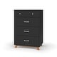 preview thumbnail 8 of 25, Soho 4 Drawer Chest Black