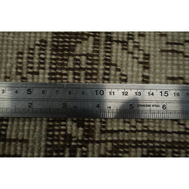 Hand Knotted Oriental 100% Wool Carpet Transitional Floral Beige & Ivories Anatolian Area Rug - 9' 2'' X 5' 8''