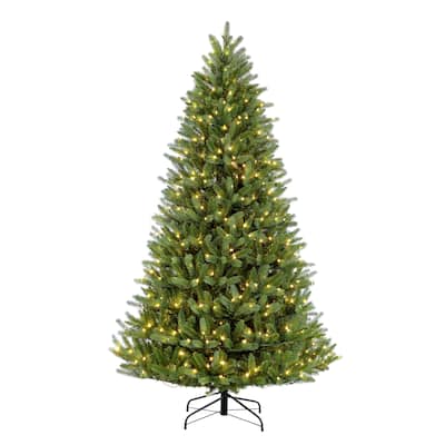 Puleo International 4.5' Pre-Lit Glacier Fir Artificial Tree - N/A